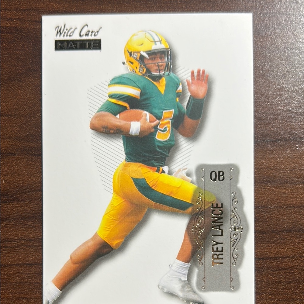 Wild Card Matte Football Card